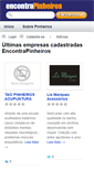 Mobile Screenshot of encontrapinheiros.com